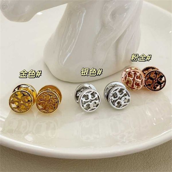 

2023 designer new fashion jewelry miller inlaid classic light luxury double, Golden