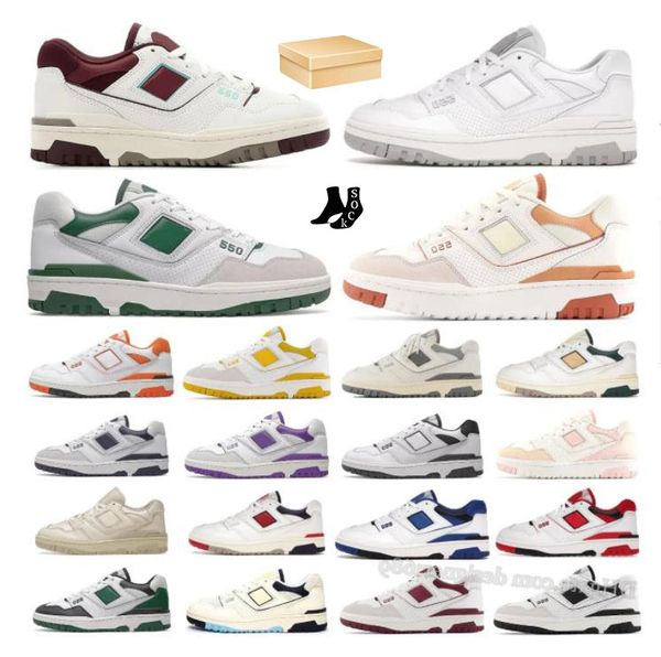 

mens women new bb550 550 shoes designer sneakers white green grey sea salt black navy blue unc syracuse purple varsity b550 mens trainers jo