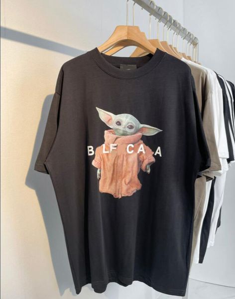 

designer of luxury t-shirt brand t shirt clothing spray letter short sleeve spring summer tide men and women tee new2023 #1600, White;black