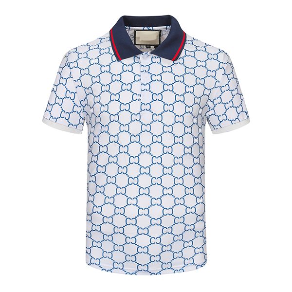 

men's polo shirt designer men's fashion casual ordinary horse golf summer polo p2, White;black