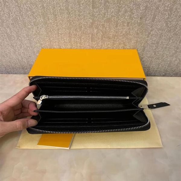 

fashion designer embossed clutch genuine leather wallet 60017 with box dust bag card2893, Red;black