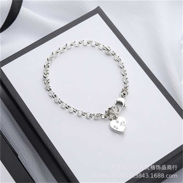 

2023 designer new fashion jewelry s925 silver star little love tassel bracelet fashion personality trend small fresh pearl chain women', Black