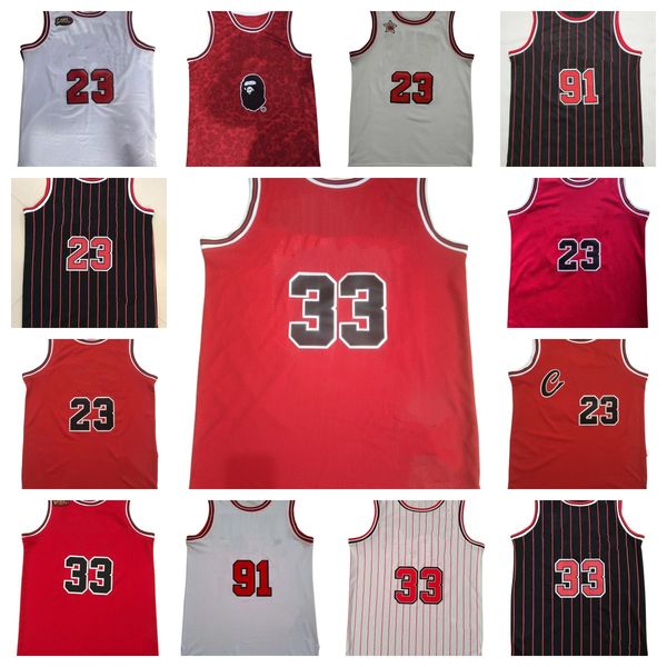 

men basketball jersey mj zach lavine demar derozan michael dennis 91 rodman scottie 33 pippen derrick rose jerseys, Black;red
