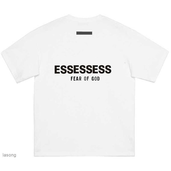 

summer essentail t shirt designers essen casual shirts men women luxury shorts tshirt chest print fashion tees ielg549g549tggw, White;black