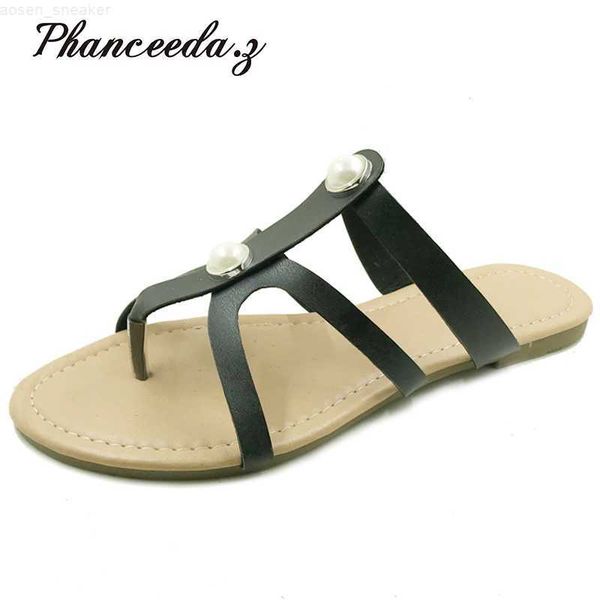 

2020 shoes women shoes summer sandals casual shoes buckle beach floral sandals for women flip flops size 6-11 0318, Black