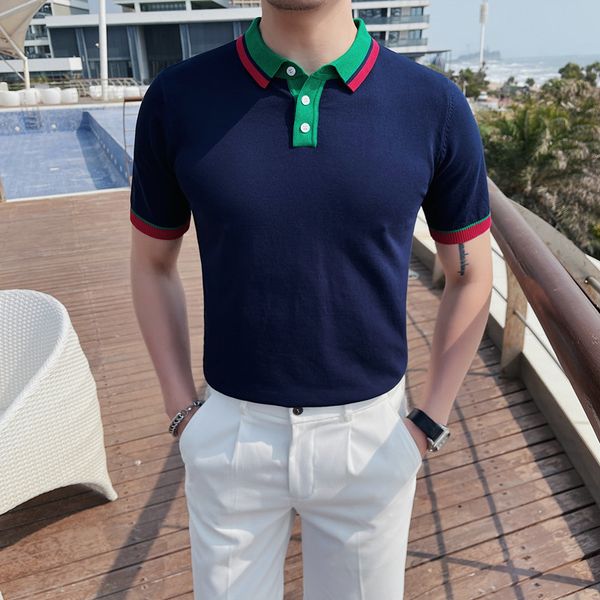 

2023 men's polo shirt polos tshirt t shirt tees embroidery short sleeved shirts for men tshirts designer poloshirts summer lapel butto, White;black
