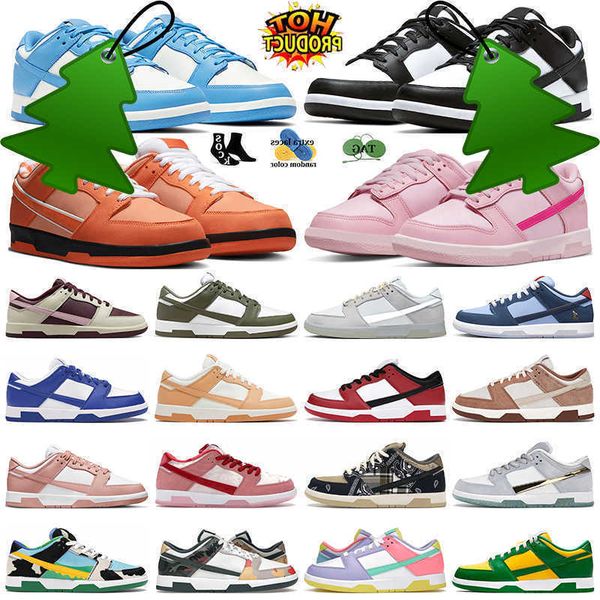 

casual panda shoes for men women triple pink medium olive orange lobster unc grey fog rose whisper blueberry curry gai trainers