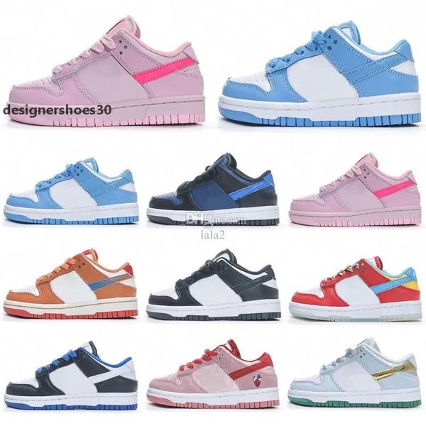 

2022 kids skateboarding shoes black chunky low trainers children boys girls athletic sneakers designer kid youth baby toddler infants fo rxs