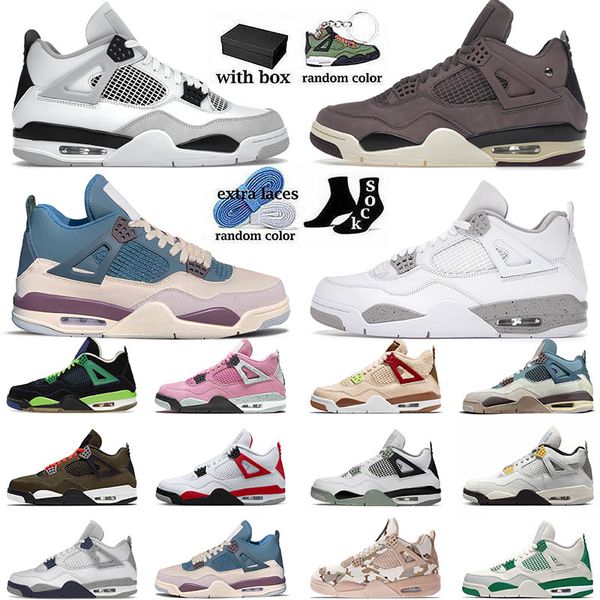 

jumpman 4 basketball shoes 4s military black cat pokemones snorlaxs pine green guava ice women white sail white oreo designers sneakers outd
