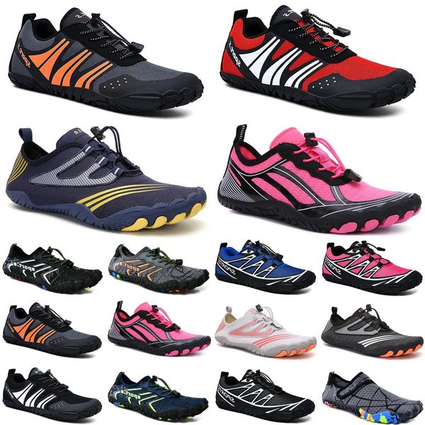 

water shoes women men shoes outdoor sandals swim beach diving dark pink purple grey green quick-dry size eur 36-45, Black