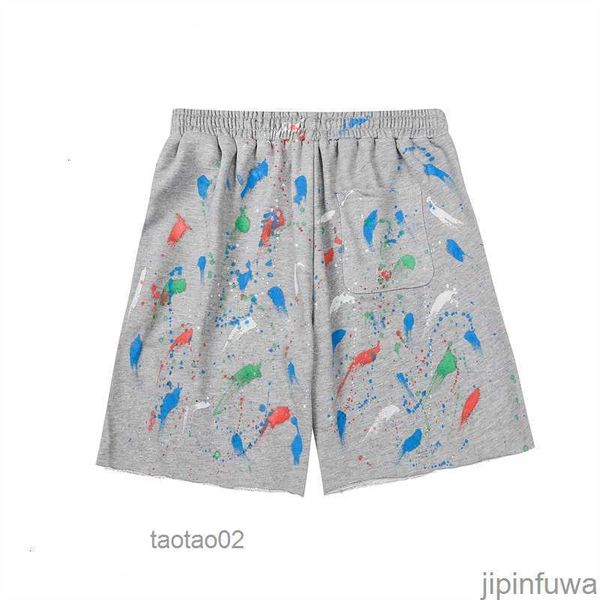 

mens shorts galleryse depts short pants men women designer colorful ink-jet hand-painted casual shirt luxurys clothing galleryes streett3oj, White;black