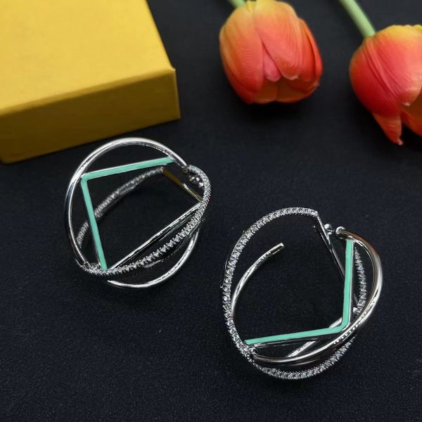 

charm round ball plated monogram earrings with diamond inserts, Golden