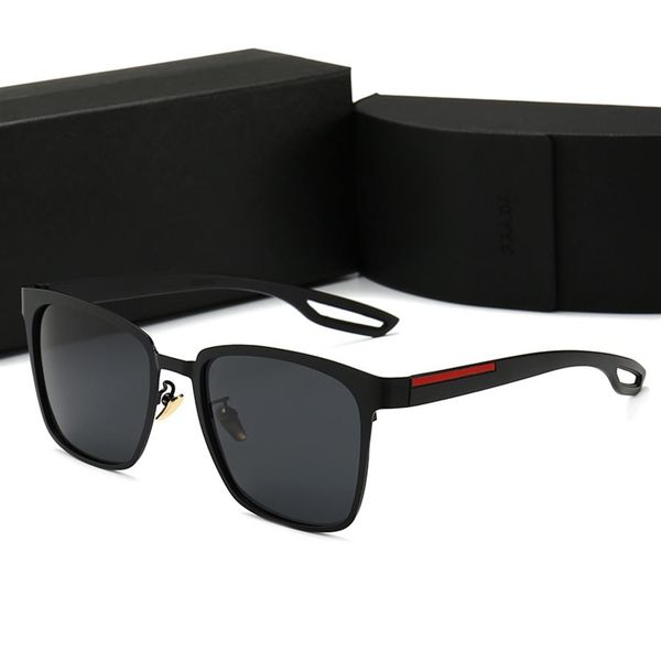 

luxury retro polarized mens women designer sunglasses uv 400 adumbral brand sun glasses fashion eyewear with case245o, White;black