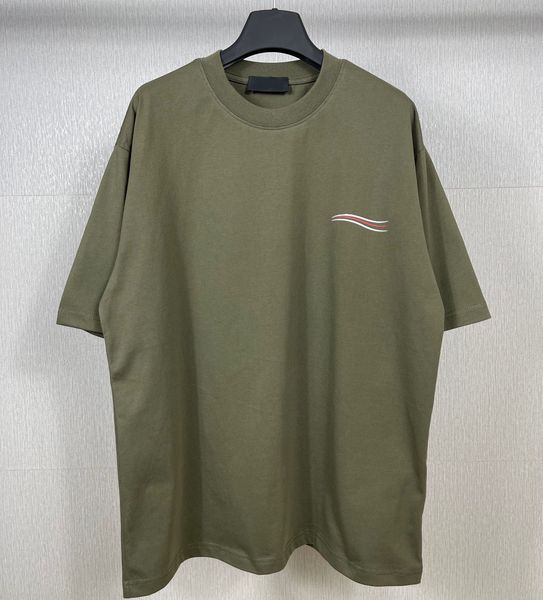 

men's plus tees & polos round neck embroidered and printed polar style summer wear with street pure cotton 2hfee0, Black;brown