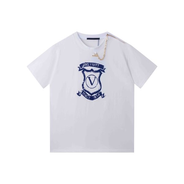 

designer men's t-shirts man woman luxury brand tees t shirt summer round neck short sleeves outdoor fashion leisure pure cotton letters, White;black