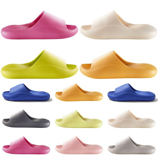

designer sandals men women classic slipper mens summer beach waterproof shoes purple yellow womens indoor outoodr slides, Black