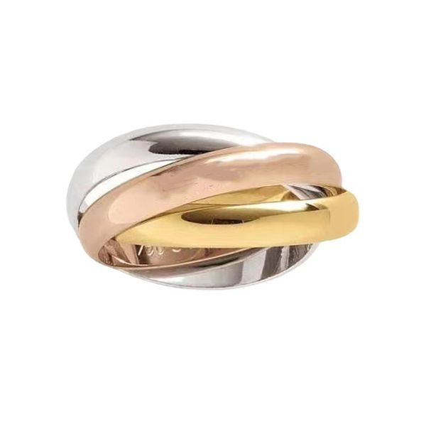 

fashion 3 in 1 designer ring 316l stainless steel rings jewelry for men and women, Silver