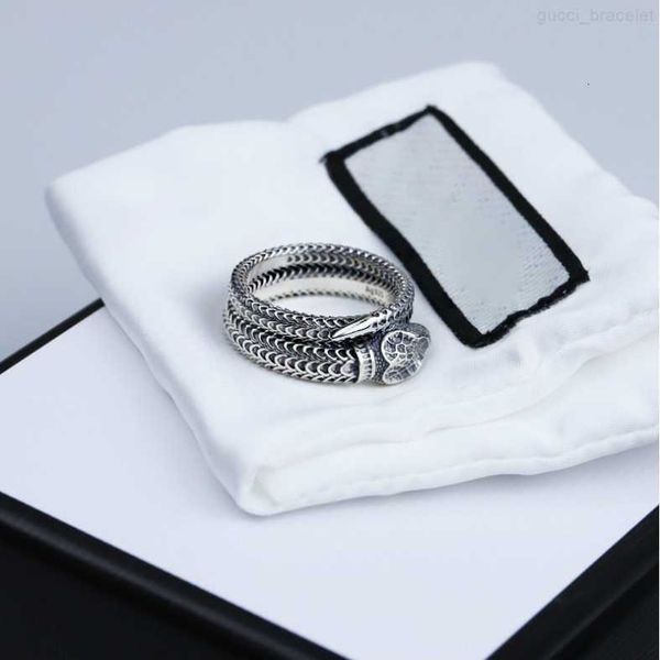 

2020 new mens rings ring width fashion brand vintage ring engraving couples ring wedding jewelry gift love rings bague no box, Slivery;golden