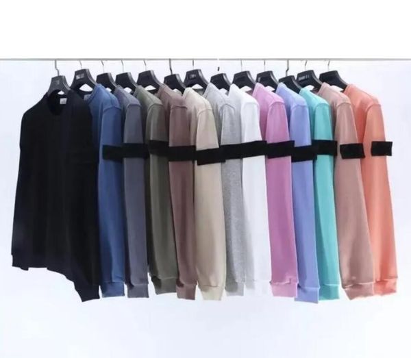 

designers mens stone hoodie candy hoody stones women casual logo long sleeve couple loose o-neck sweatshirt 14 colors, Black