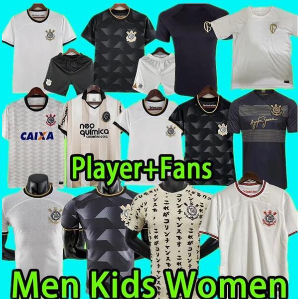 

corinthian soccer jerseys 2023 women kids kit men 2024 camisetas de futbol vest 23 24 gil gabriel balbuena cassio 18 19 football shirts t re, Black;yellow
