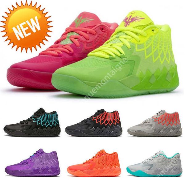 

5a lamelo ball 1 mb.01 men basketball shoes sneaker black blast buzz city lo ufo not from here queen city rick and morty rock ridge red mens