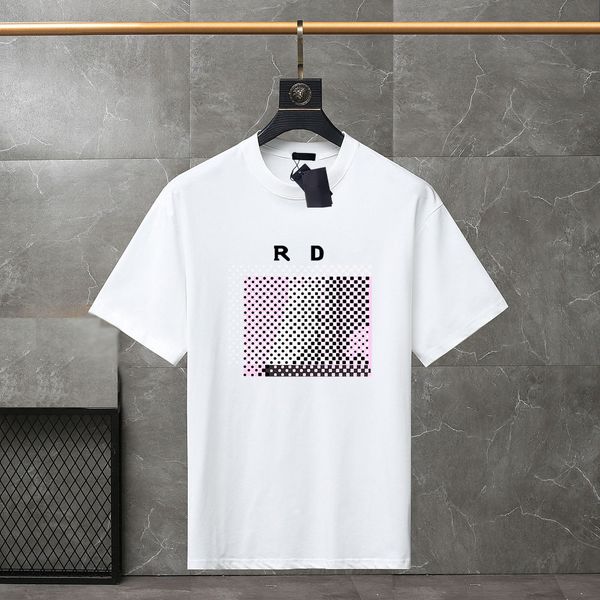 

summer brand mens t shirt fashion men women designers clothing short sleeve casual loose couple#13, White;black