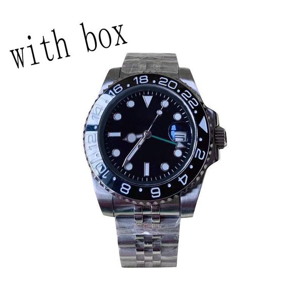 

business casual mens watch 41mm automatic luxury watch gmt mechanical sapphire wristwatches fashion ceramics designer watches 116610ln sb004, Slivery;brown