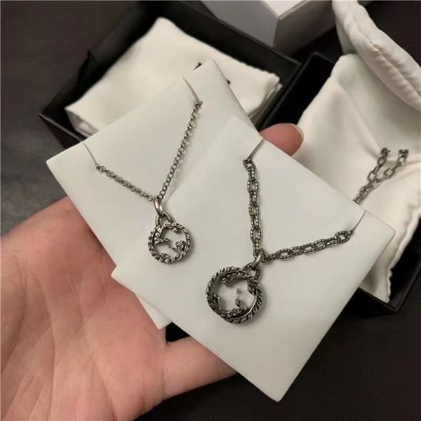 

gold plated chain lion head necklace retro couple chains brass necklace jewelry supply, Silver