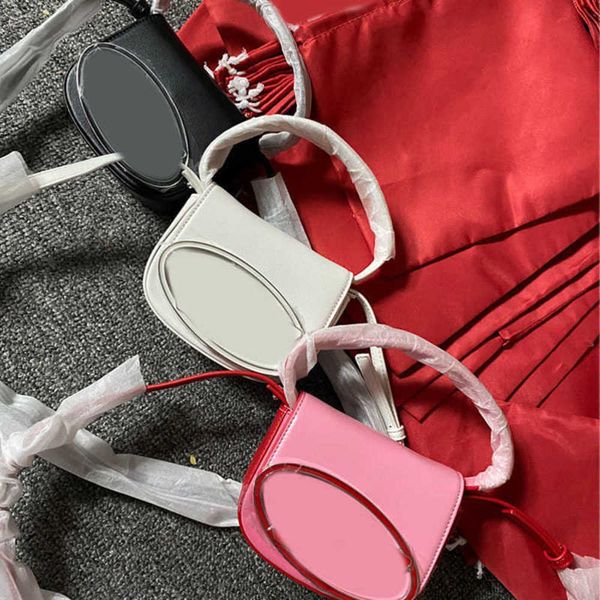 

d shoulder bags luxury handbags women handle purse half round design shoulder bags leather underarm flap handbags 220507