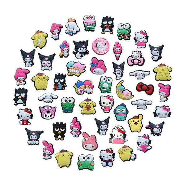 

wholesale pvc croc shoe charms custom designer sandals custom shoe croc charms, White;pink