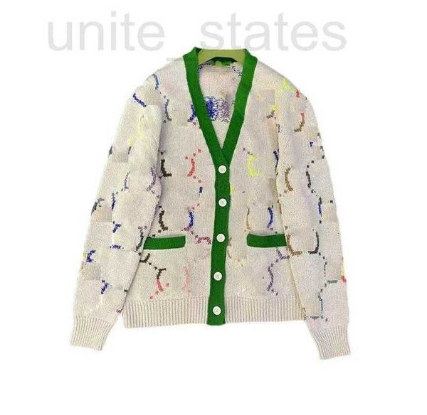 

women's sweaters designer 2022 casual sweater coat ggity letter cardigan new loose jin zhixiu autumn women's camel color v-neck mi, White;black