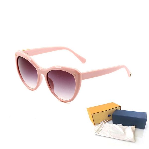 

luxury womans sunglasses fashion mens sun glasses uv protection men designer eyeglass gradient metal hinge eye women 292q, White;black