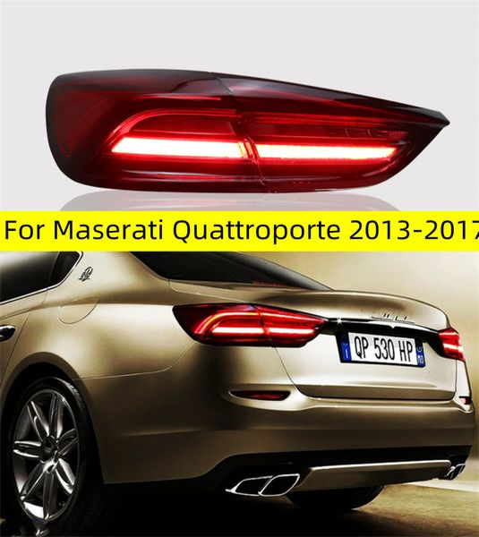 

car lights for maserati quattroporte 20 13-20 17 led auto taillights assembly upgrade dynamic signal lamp tool accessories