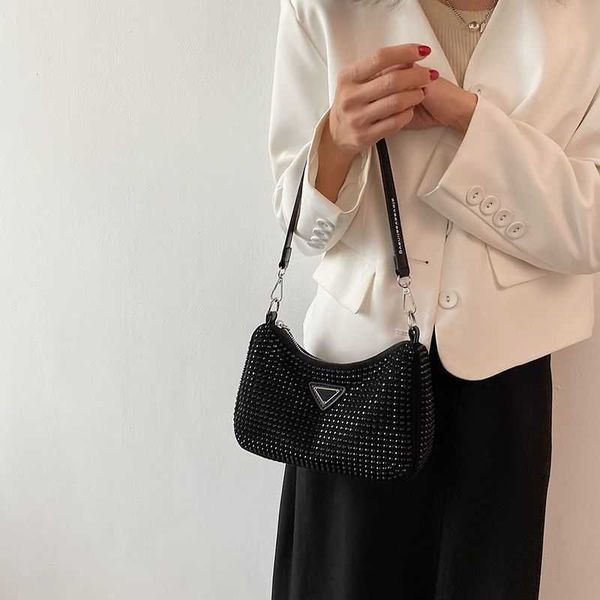 

designer bags re-edition bright diamond armpit leisure new fashion small women's chain