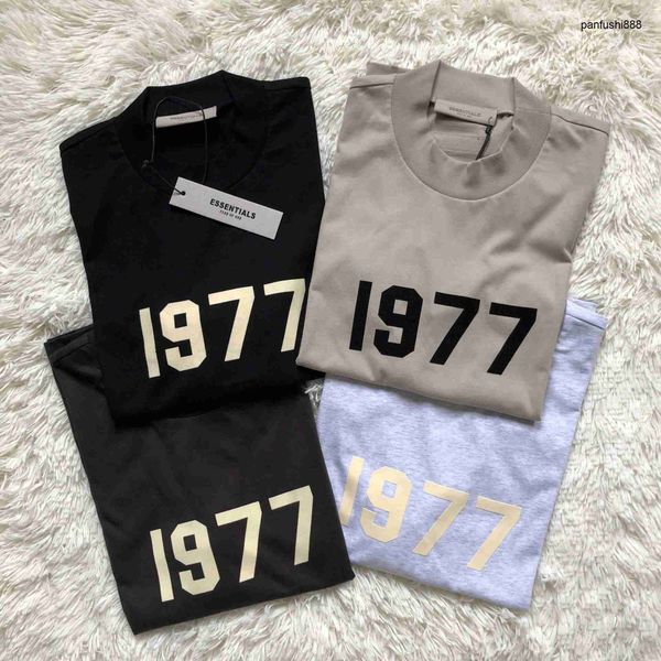 

fogg fear god multiple essen fashion men's couple summer loose 1977 short sleeve t-shirt go3h, White;black