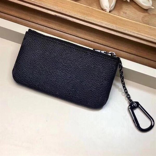 

classic short wallets bags for women pockets crossbody card holders for ladies real leather pvc coin purse for men 12x7cm2465, Red;black