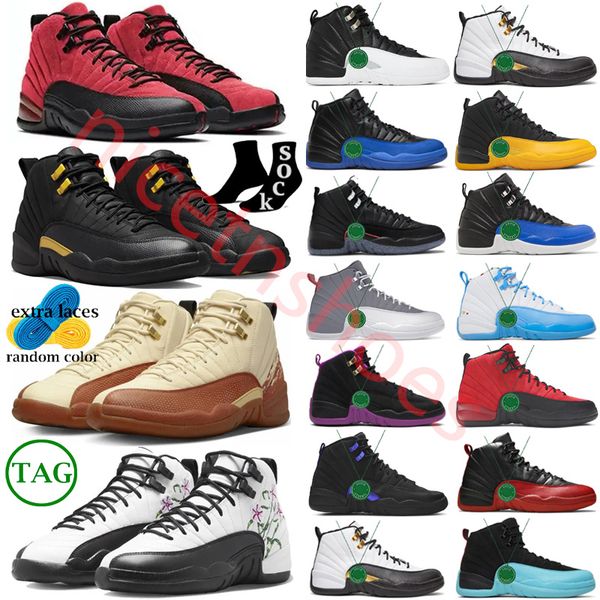 

cherry black taxi 12s basketball shoes jumpman 12 men stealth a ma maniere playoffs sneakers hyper royal university gold flower trainers siz
