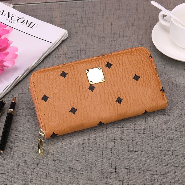 

designers zippy wallet mc visetos soft leather mens womens iconic textured fashion long zipper wallets coin purse card case holder passport, Red;black