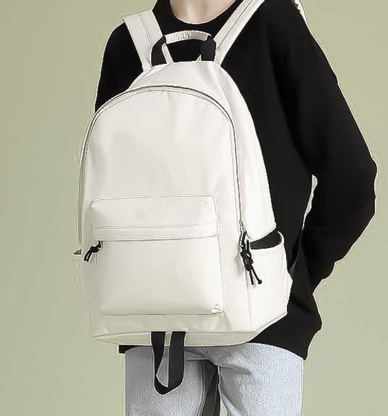 

new backpack female simple fashion backpack capacity middle schoolbag