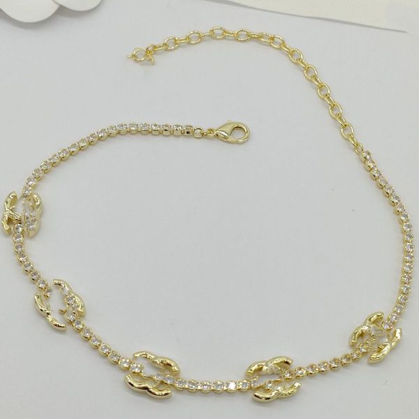 

2022 brand designer classic style double g letter necklace classic wedding women fashion simple jewelry, Silver
