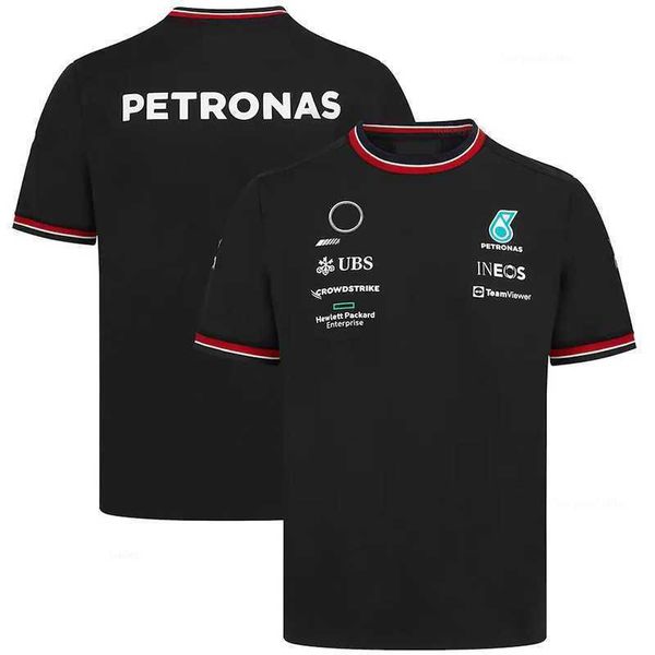 

for mercedes benz racing team keto f1 2023 season petronas motorsport men breathable casual short sleeve t shirt summer, White;black