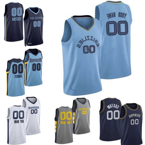 

2023 75th custom mens womens memphis''grizzlies''21 tyus jones 46 john konchar 0 de'anthony melton 25 sam merrill b, Black;red