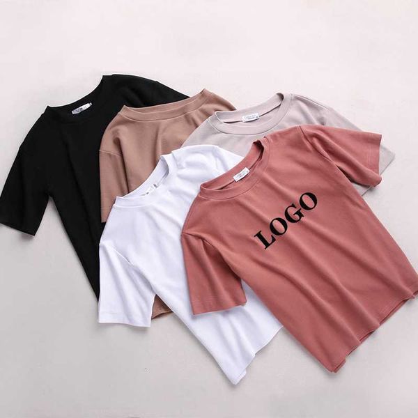 

vintage in custom bulk korean clothes tee blank tshirts women's plain t-shirts women t shirts, White