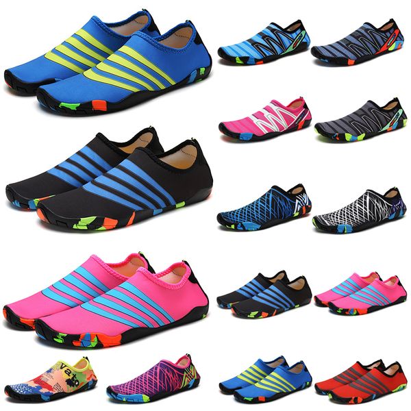 

sandals elastic quick dry aqua shoes plus size nonslip sneakers grey women men water shoes breathable footwear light surfing beach sneakers