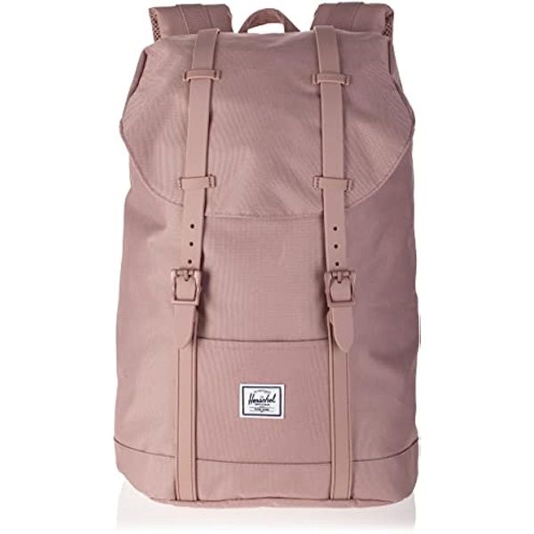 

herschel retreat backpack ash rose/ash rose rubber classic 19 5l compass