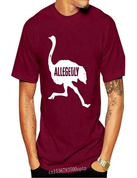 

men039s tshirts letterkenny ostrich allegedly t shirt ostritch letter kenny hard no license plate wayne squirrely9399614, White;black