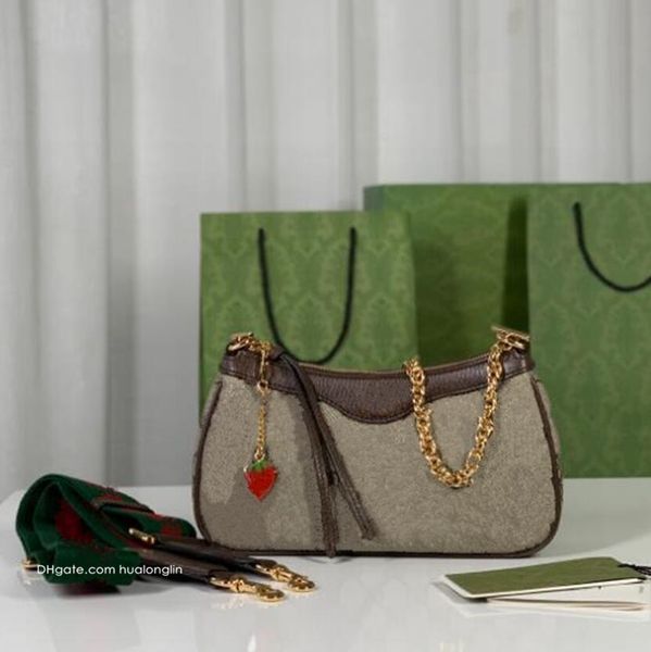 

luxury fashion designer woman bag handbag purse original box ladies girls with two strap and chain wholesale discount