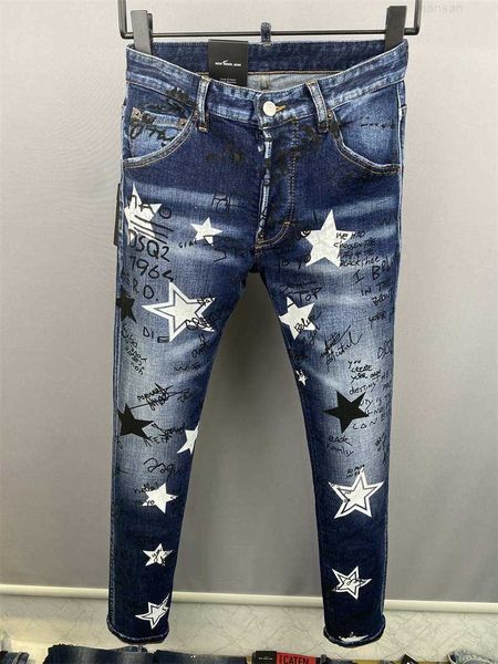 

dsq2 dsquared2 dsquare 2 new arrivals mens luxury designer denim jeans holes trousers jeans d2 coolguy biker pants mens clothing 2#9851 men9, Blue