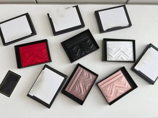 

new fashion classic purse women wallets card holder womens stripes textured wallet short small purses with dust bag and box #6688, Black;red