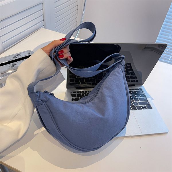 

evening bags casual nylon hobos crossbody for women designer shoulder large capacity tote lady travel shopper female purses 230320